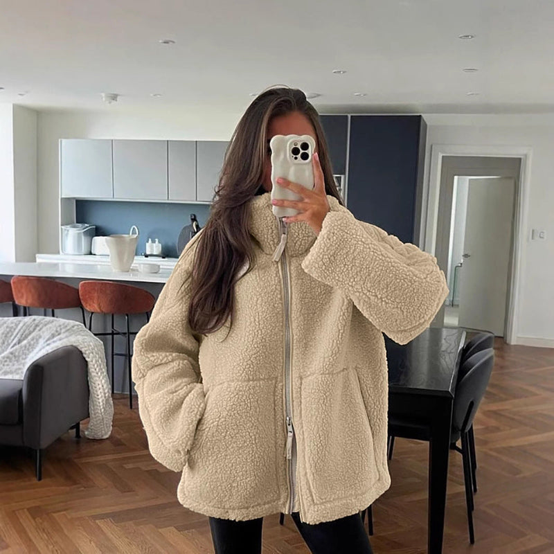 Skylar – Women’s Oversized Fleece Jacket