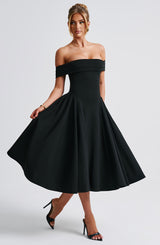 Sienna – Off-Shoulder A-Line Women's Midi Dress