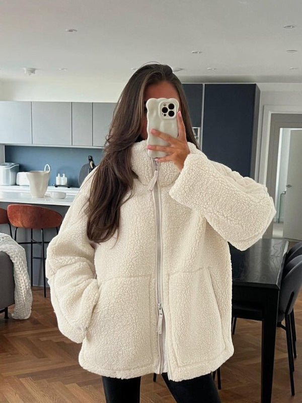 Skylar – Women’s Oversized Fleece Jacket