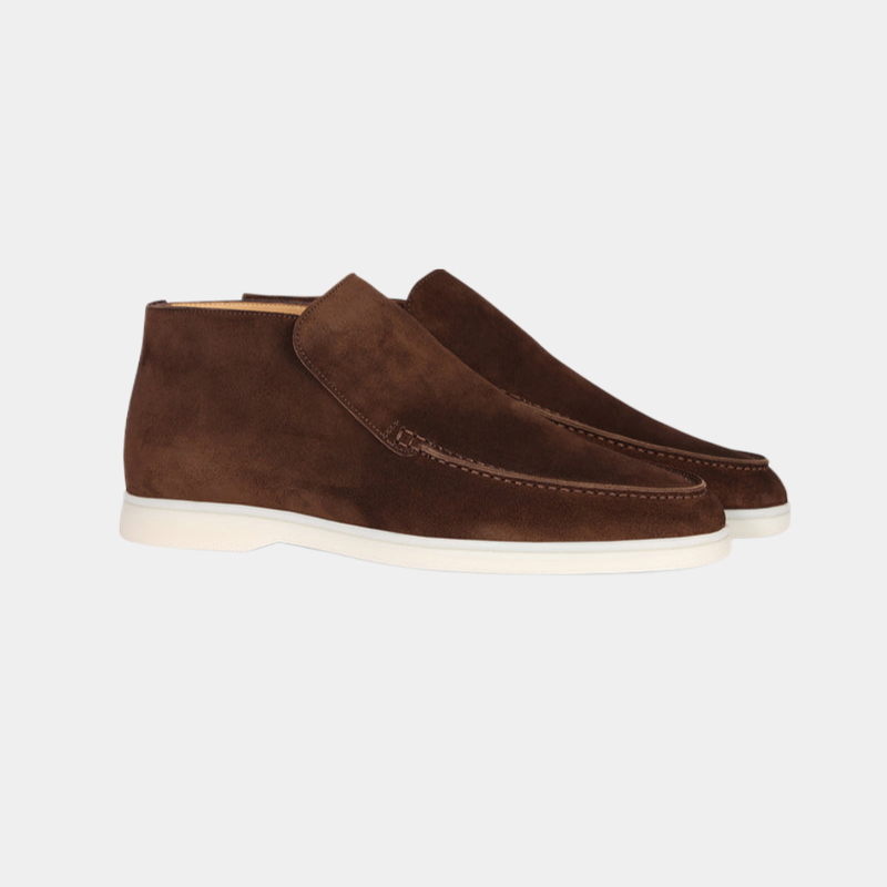 LuxeLoafer – Men's Premium Calf Suede Slip-On Loafer