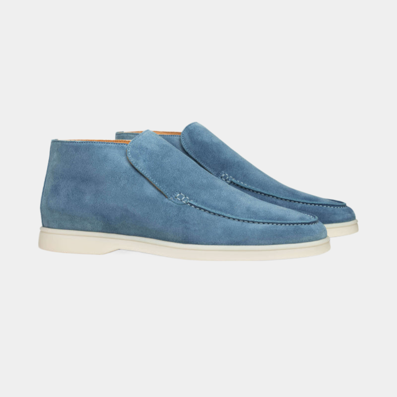 LuxeLoafer – Men's Premium Calf Suede Slip-On Loafer