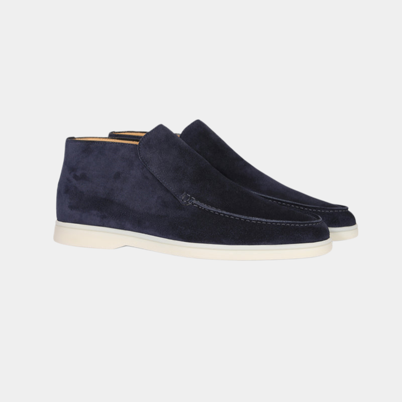 LuxeLoafer – Men's Premium Calf Suede Slip-On Loafer