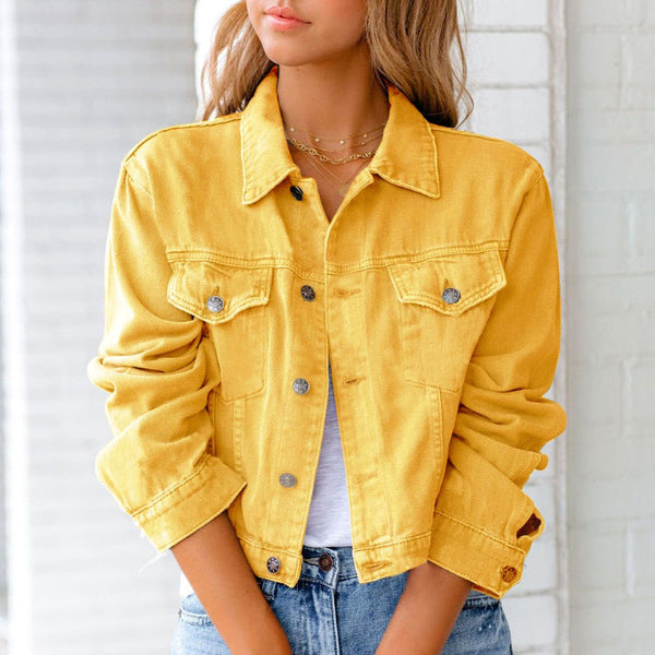 Juno – Women's Denim Women's Button-Up Jacket