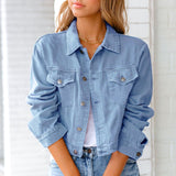 Juno – Women's Denim Women's Button-Up Jacket