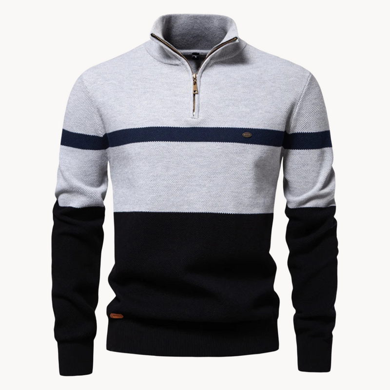 Lukas – Classic Men's Cotton Crewneck Sweater