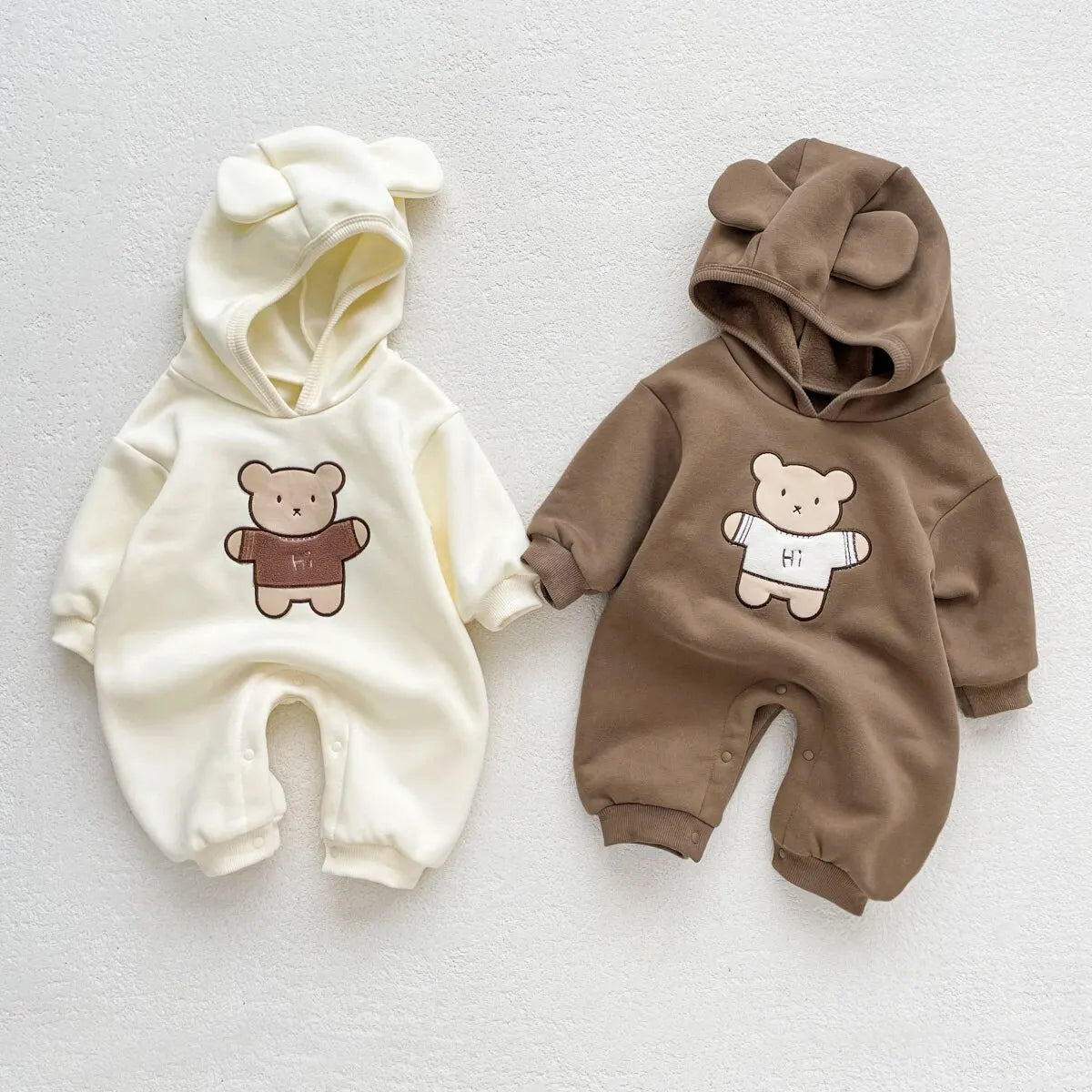 CUDDLES - Warm Baby Bear Winter Overall