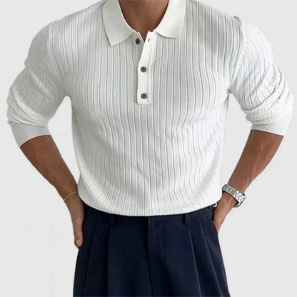 Textured Polo Shirt - Stylish, Comfortable Fit for Casual or Semi-Formal Wear-2