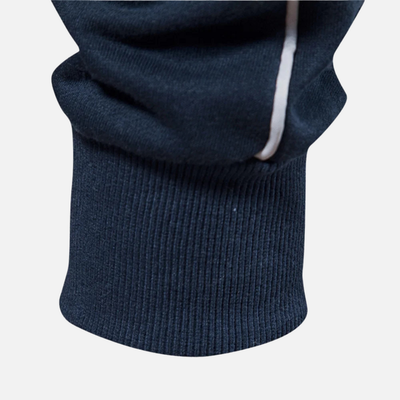 Riven – Men's Half-Zip Sweater with Stand Collar