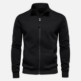 Riven – Men's Half-Zip Sweater with Stand Collar