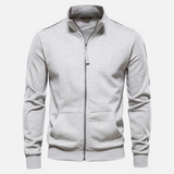 Riven – Men's Half-Zip Sweater with Stand Collar