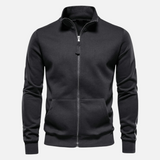 Riven – Men's Half-Zip Sweater with Stand Collar