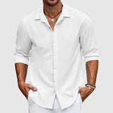 Premium Men's Linen Shirt in Elegant Colors – Slim Fit, Breathable Summer Wear 1