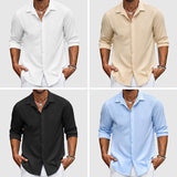 Premium Men's Linen Shirt in Elegant Colors – Slim Fit, Breathable Summer Wear 4