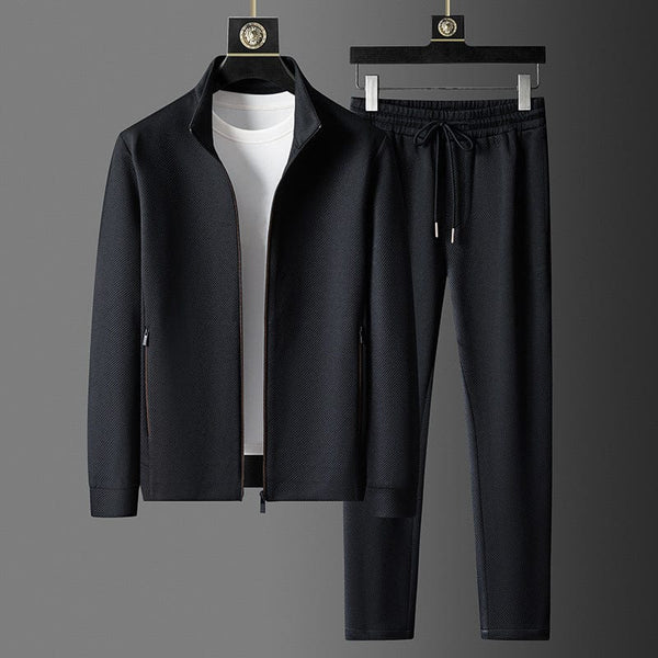 Men’s Zip-Up Tracksuit Set