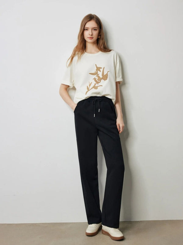 Luca – Relaxed Women's Wide-Leg Joggers