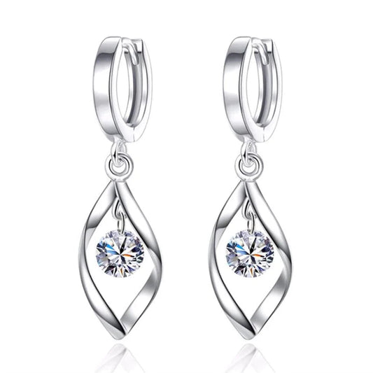 Retro earrings made of 925 silver 0