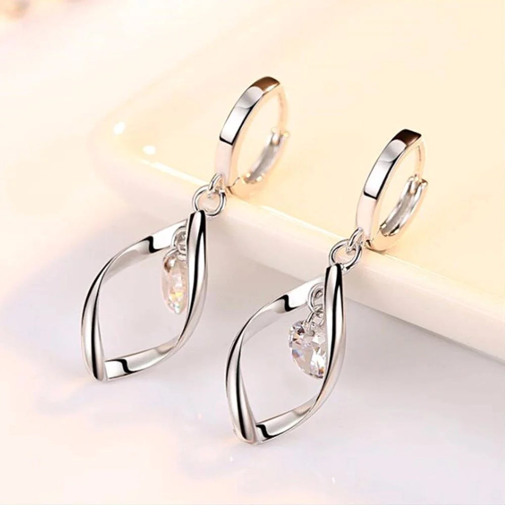 Retro earrings made of 925 silver 1