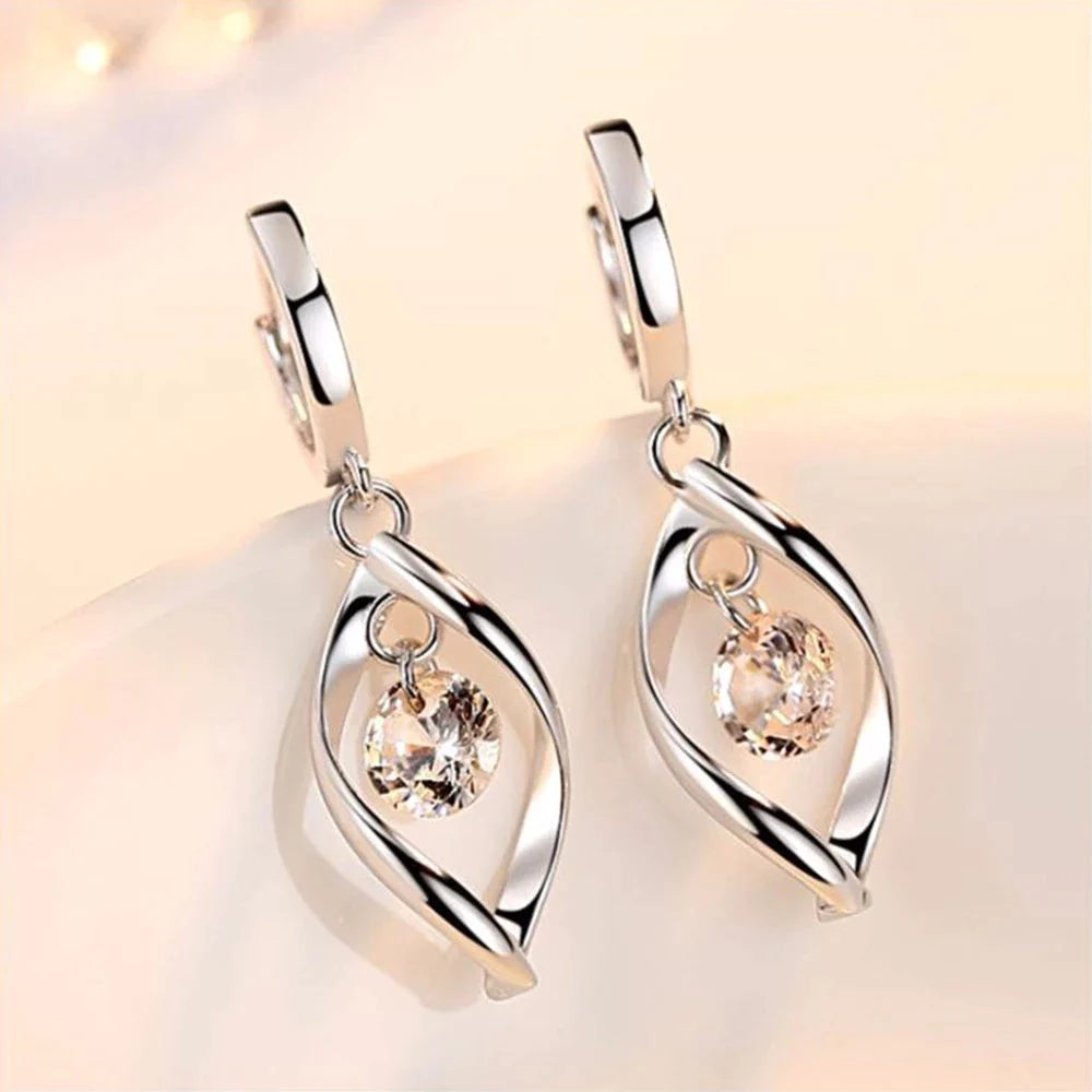 Retro earrings made of 925 silver 2
