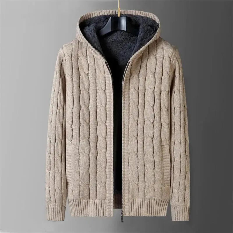 Arden – Men's Reversible Knit Hoodie