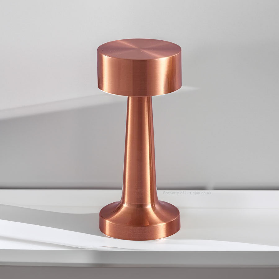 LumoGlow - Sleek Cordless Halo Table Lamp