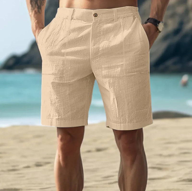 Men's Airy Linen Shorts