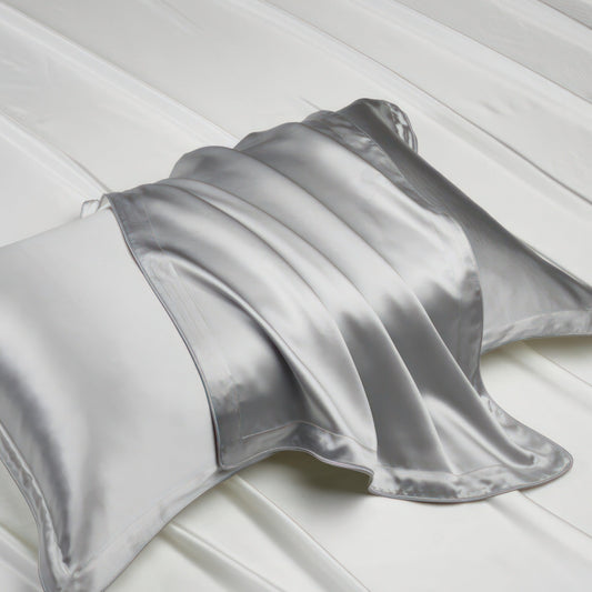 Luxurious Silk Pillowcase for Hair – 100% Silk with Tencel Underside, Elegant Design-2