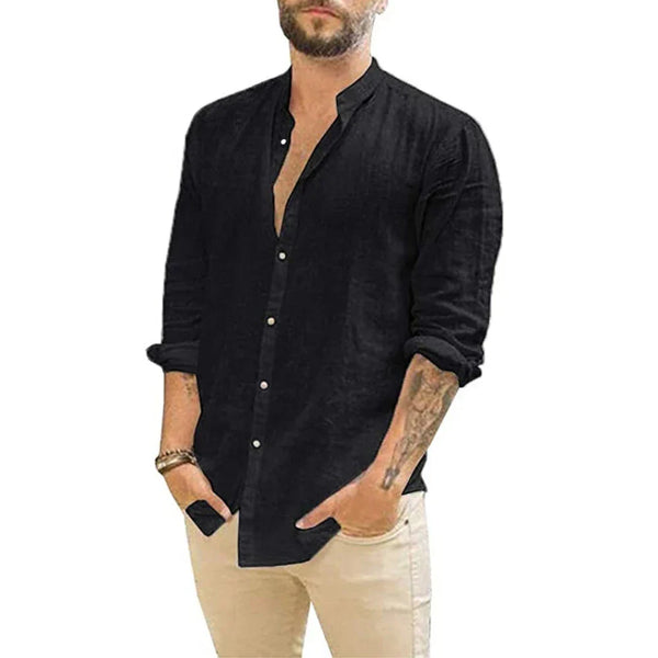Men's Relaxed Linen Shirt