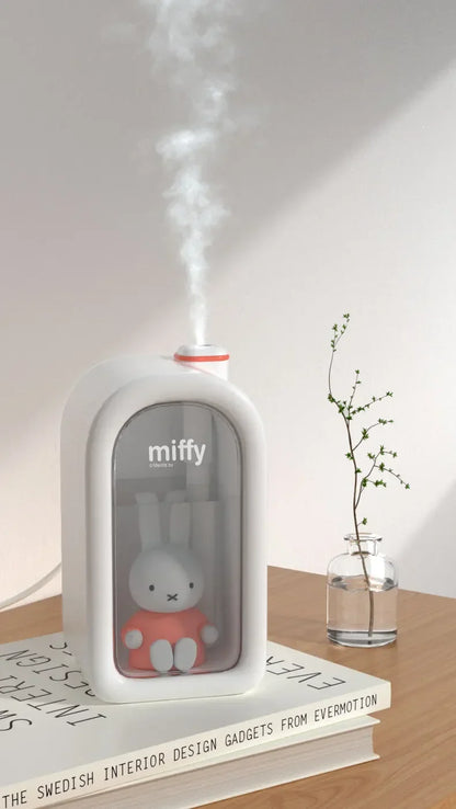 MiffyMist – Cute & Compact USB Humidifier with Night Light for Bedroom & Home