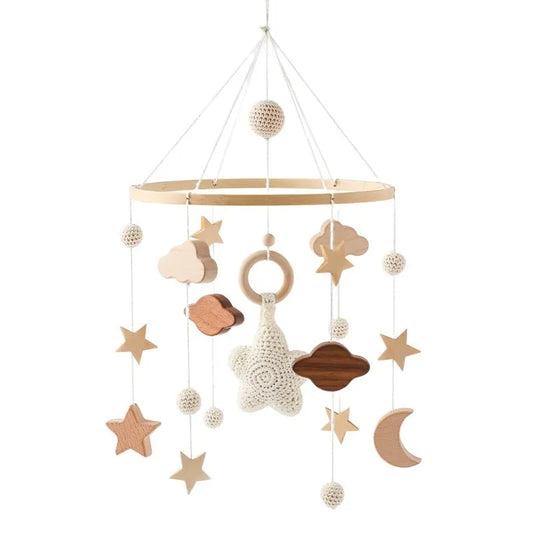 Enchanting Wooden Baby Crib Mobile