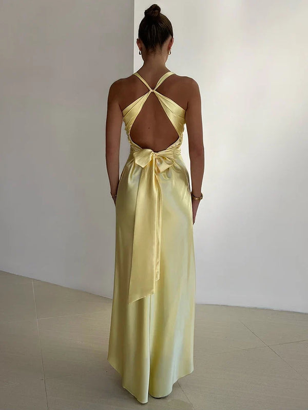 Celeste – Sleeveless Women's Evening Dress