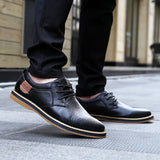 Men's Leather Dress Shoes | Classic Brogue Style