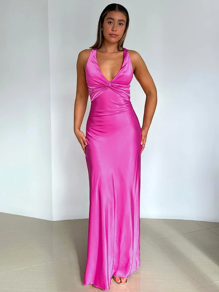 Celeste – Sleeveless Women's Evening Dress