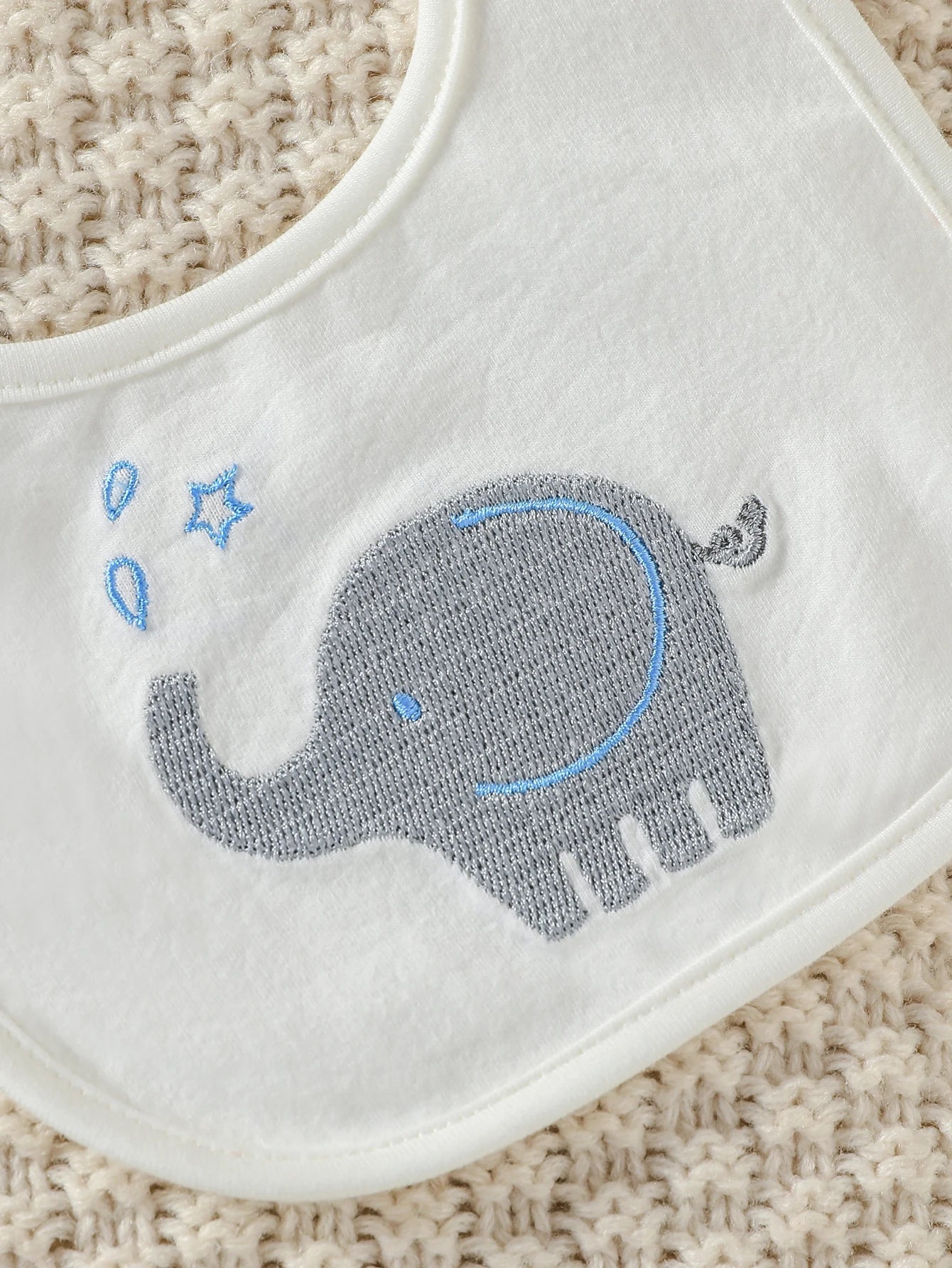 SnuggleTots - Cute Elephant Baby Outfit with Pants, Hat & Bib Set