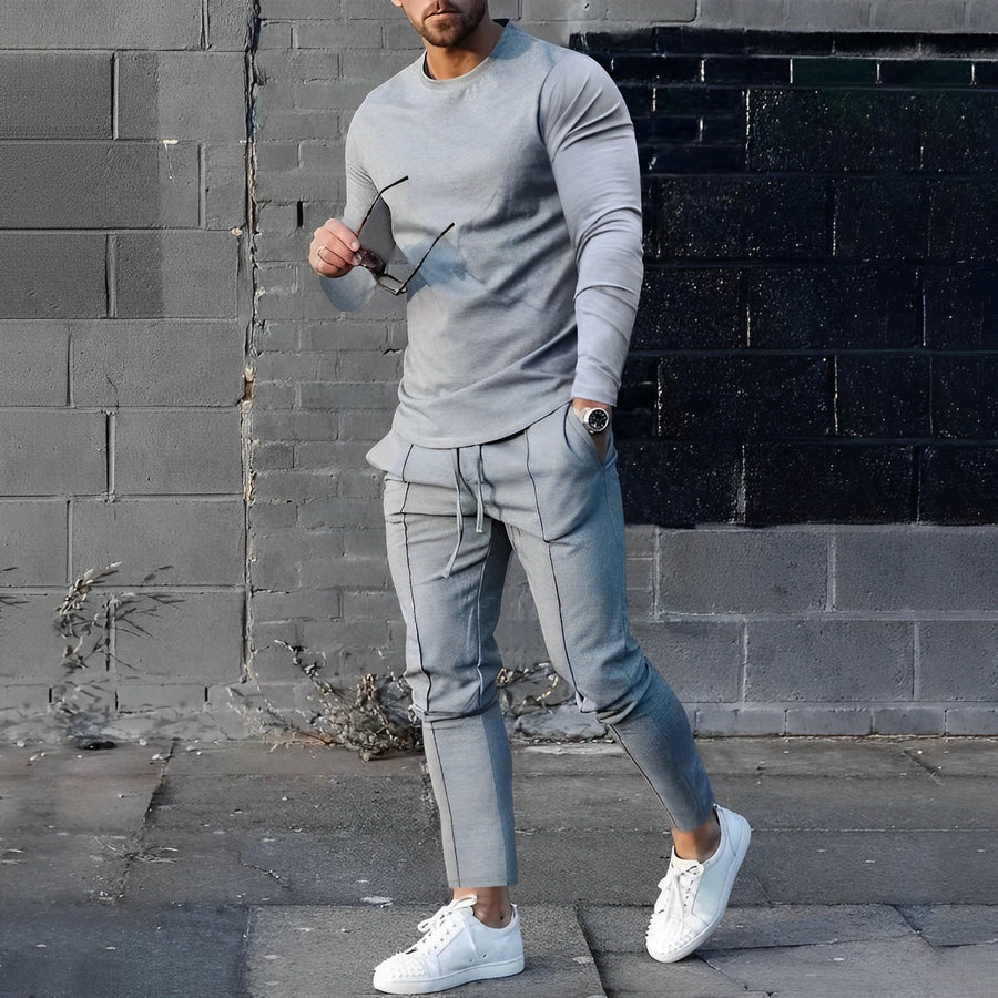 Variant image for Adrianus - Men's Shorts and T-Shirt Set, Lightweight and Stylish Comfort-6