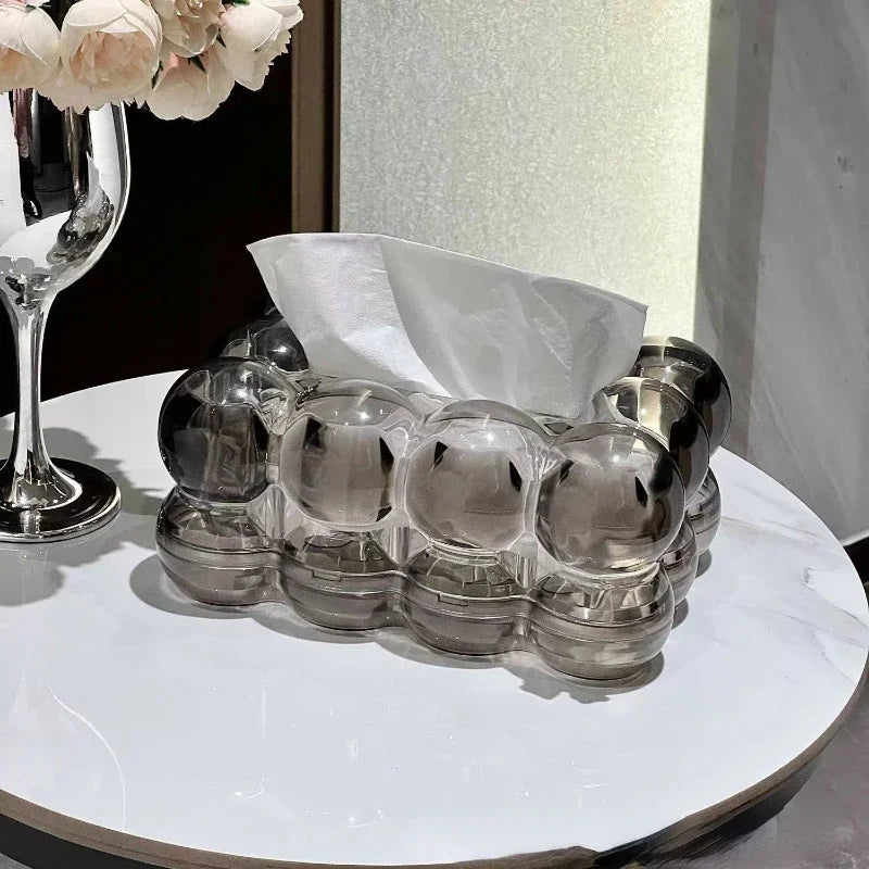 Variant image for Auraform - Sculptural Acrylic Tissue Box Cover with Modern Elegance-3