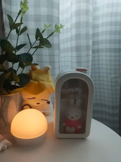 MiffyMist – Cute & Compact USB Humidifier with Night Light for Bedroom & Home