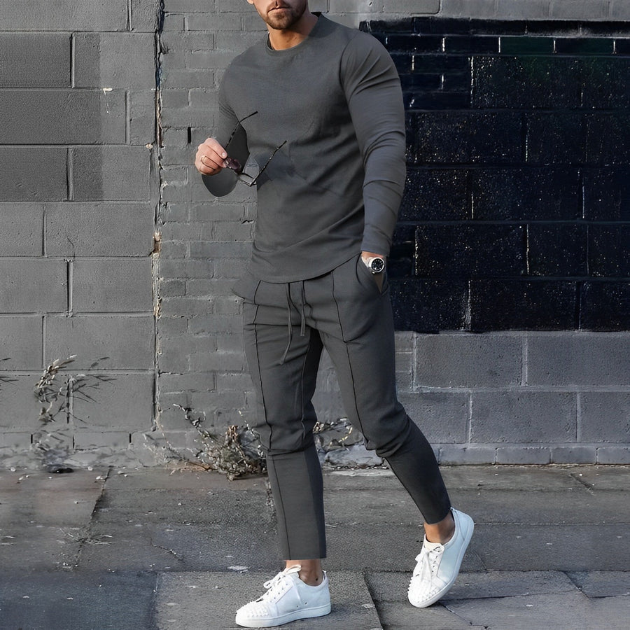 Variant image for Adrianus - Men's Shorts and T-Shirt Set, Lightweight and Stylish Comfort-16