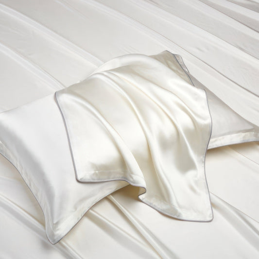 Luxurious Silk Pillowcase for Hair - Reduces Breakage & Wrinkles, Tencel Underside-2