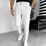 Textured Slim Tapered Men's Jogger Pants