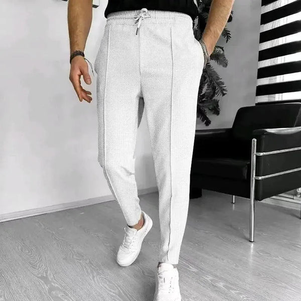 Textured Slim Tapered Men's Jogger Pants