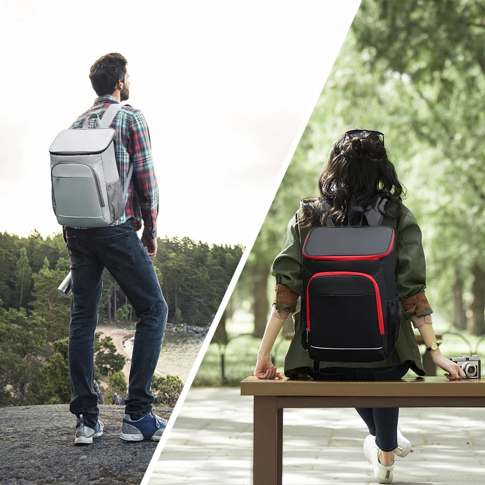 Durable 30L Insulated Cooler Backpack with Leak-Proof Liner for Outdoor Activities-5