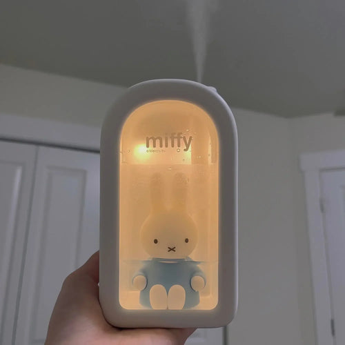 MiffyMist – Cute & Compact USB Humidifier with Night Light for Bedroom & Home