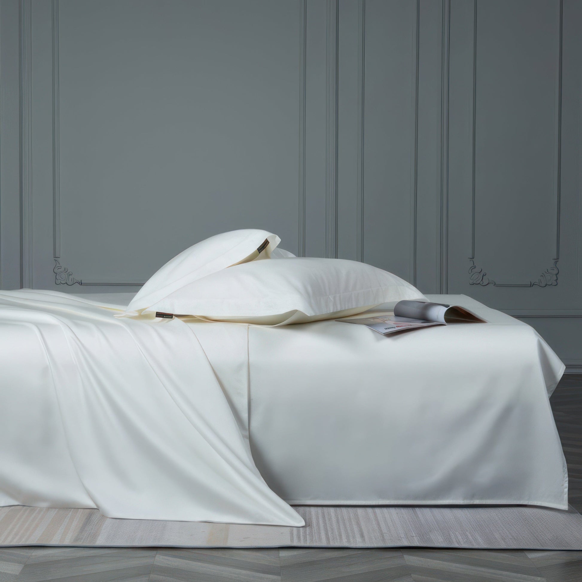 Luxe Minimalist Bedding Set - 100% Egyptian Cotton Duvet Covers, 1000 Thread Count-2