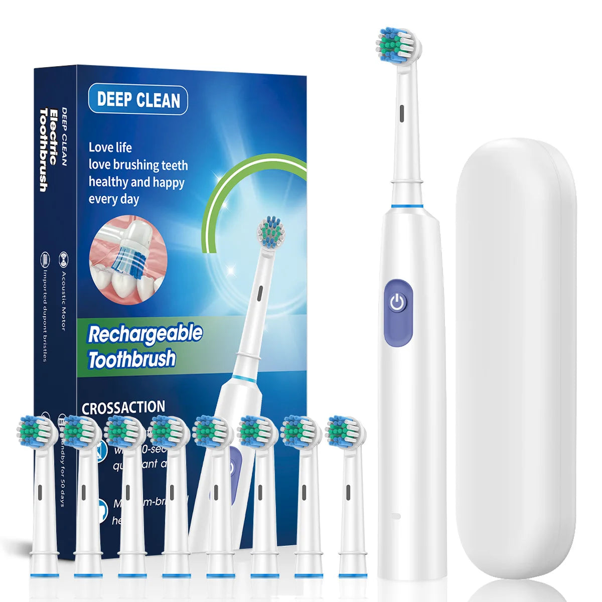 Variant image for Rechargeable Electric Toothbrush - 5 Modes, Smart Timer & 8 Brush Heads-6