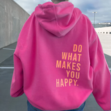 Women’s Sweater with Text Graphics