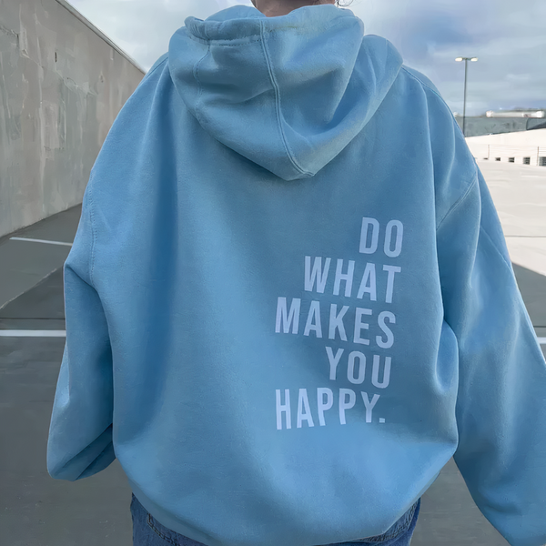 Women’s Sweater with Text Graphics