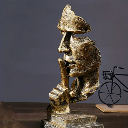 AurisElegance - Handcrafted Luxury Decorative Statue in Bronze, Gold, Sandstone-5