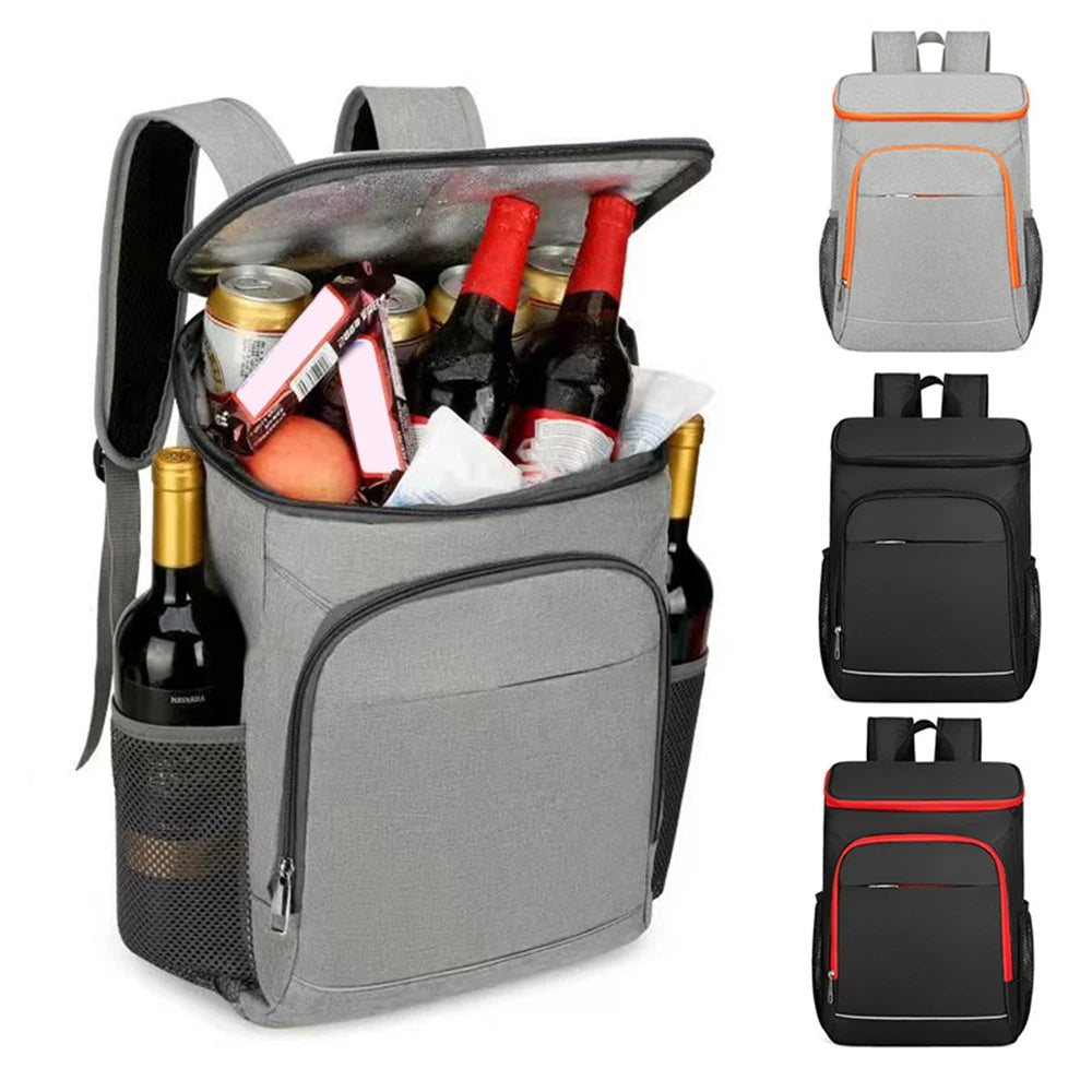 Durable 30L Insulated Cooler Backpack with Leak-Proof Liner for Outdoor Activities-2