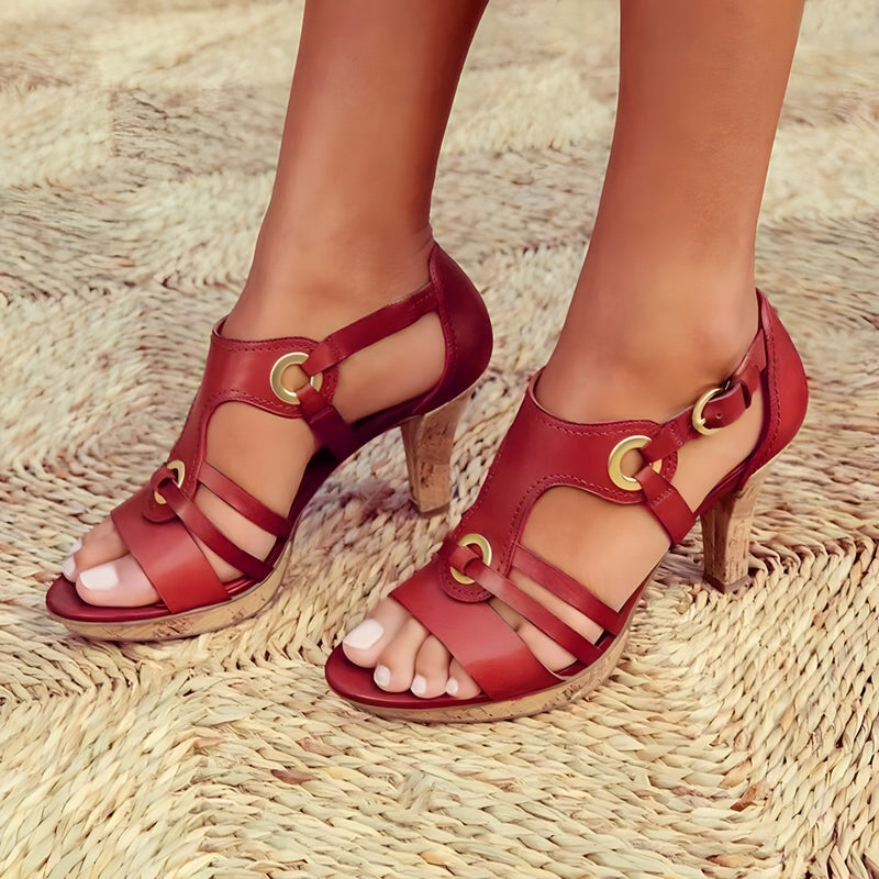 High heel chic sandals - Mari 4