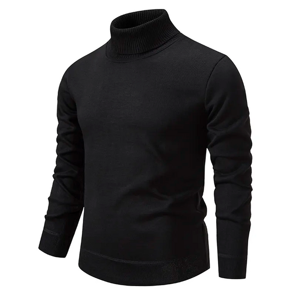 Stylish Men’s Wool Turtleneck